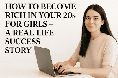 Young woman learning how to become rich in her 20s through smart financial strategies
