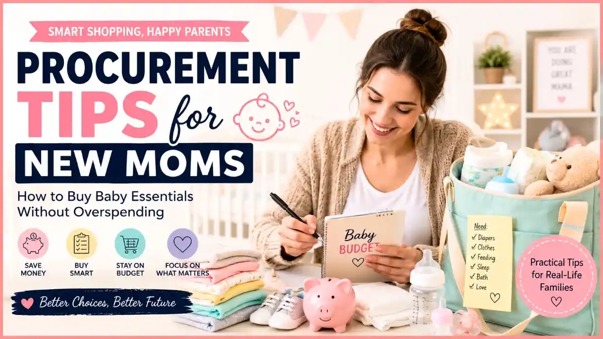 Procurement tips for new moms to save money on essential baby purchases